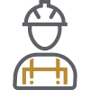 man with hardhat icon